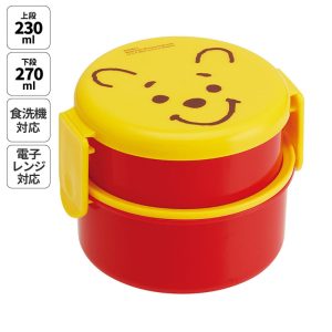 Skater 圓形雙層飯盒 500mL – 小熊維尼  -  LeStore.HK 1