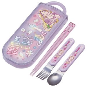 Skater 兒童餐具 ( 筷子、叉、匙 ) 三件套裝 – 迪士尼長髮公主  -  LeStore.HK 1