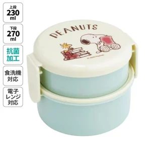 Skater 圓形雙層飯盒 500mL – 史努比  -  LeStore.HK 1