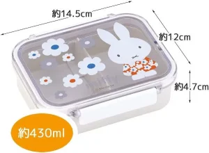 Skater 方形飯盒 430mL – 米菲Miffy  -  LeStore.HK 2