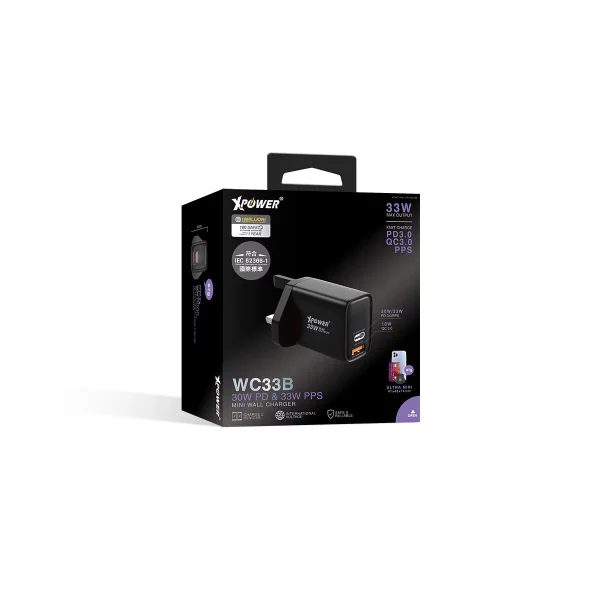 XPower WC33B 33W PD 3.0/PPS/QC 迷你充電器  -  LeStore.HK 4